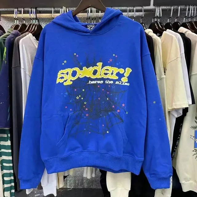 Sp5der Hoodie Spider Web Graphic