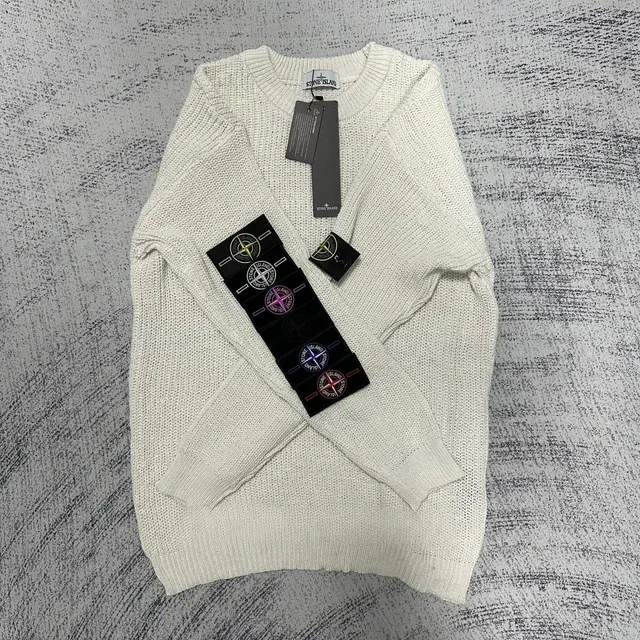 Stone Island Knit Sweater Textured Crewneck