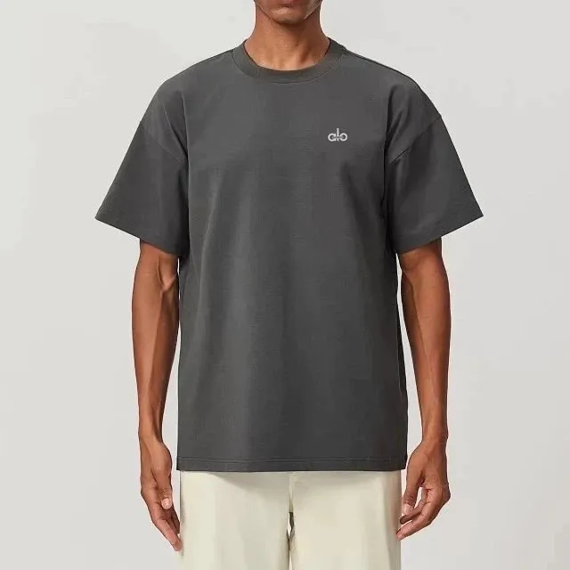 Alo Yoga Logo Tee Minimal Embroidered