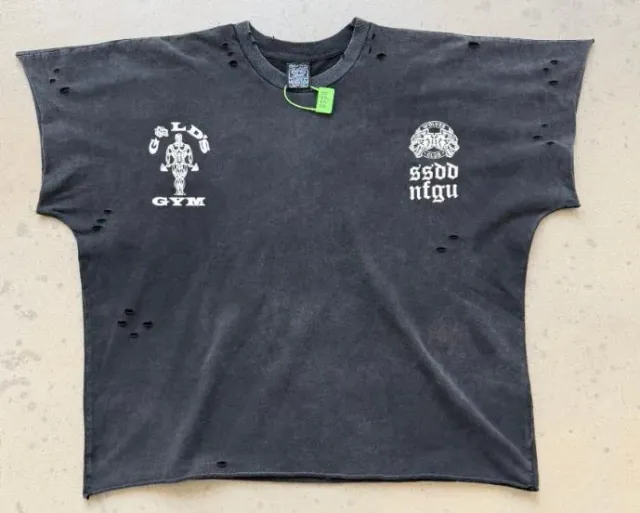 Distressed Tee Gold's Gym x SSDNTGU