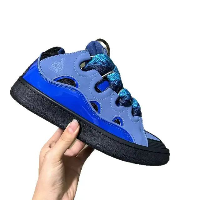 Sacai LDWaffle Blue Patent