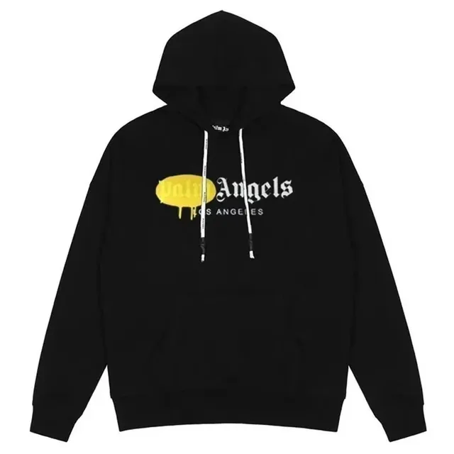 Palm Angels Hoodie Yellow Logo