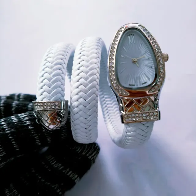 Bulgari Serpenti Crystal-Embellished