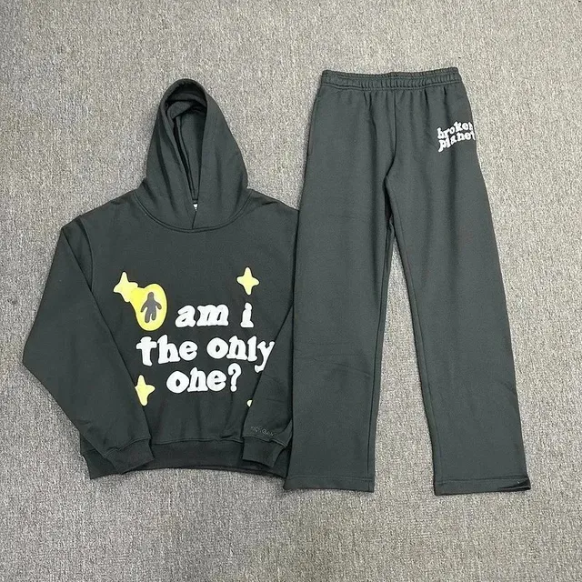 Broken Planet Hoodie and Joggers Set Am I the Only One?