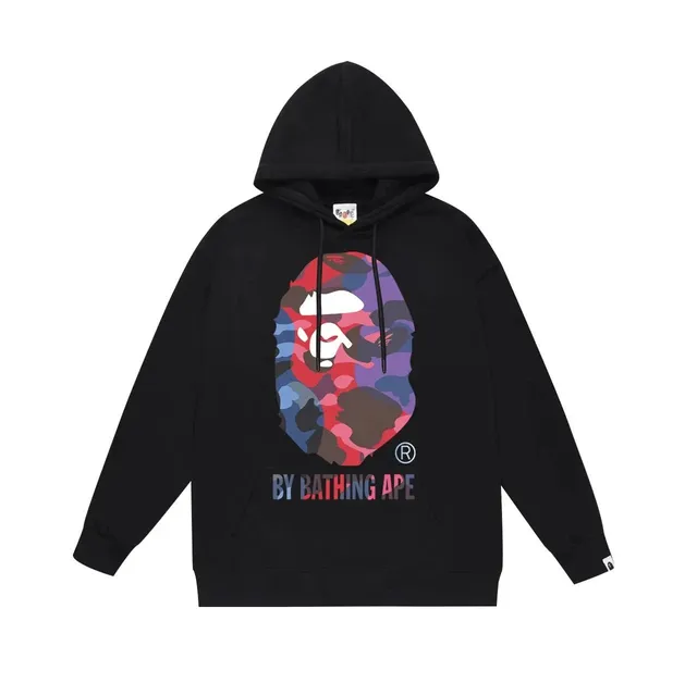 BAPE Shark Hoodie Camouflage Ape Head
