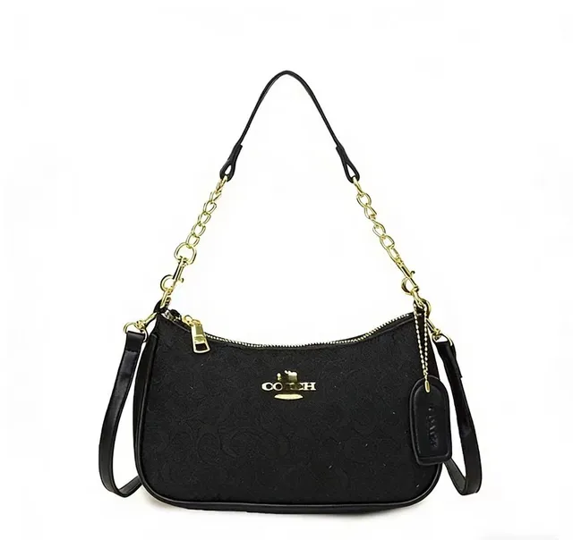 Coach Shoulder Bag Signature Canvas
