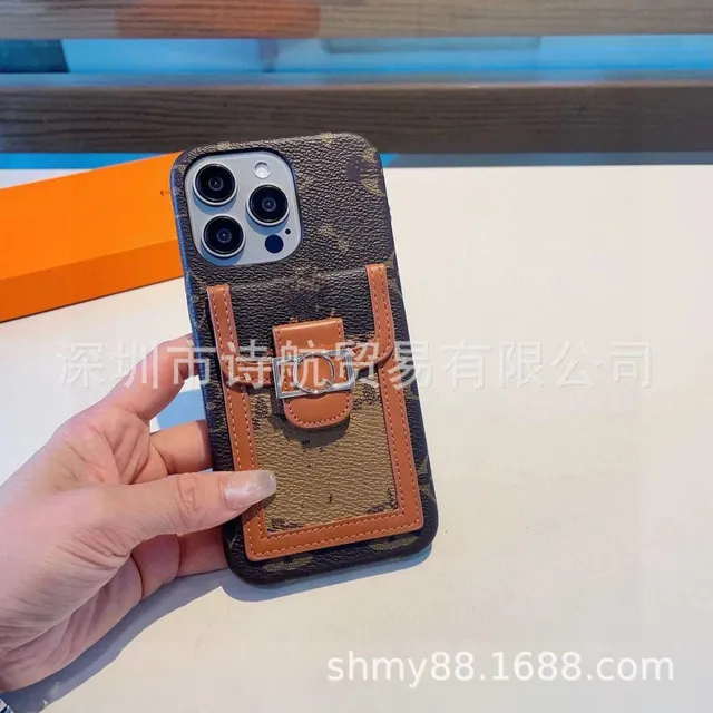 Louis Vuitton Phone Case with Cardholder Monogram Canvas