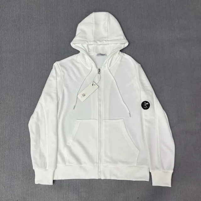 Stone Island Goggle Hoodie White
