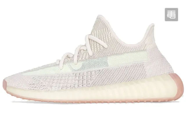 椰子350v2白鹅拼接天使FW3042