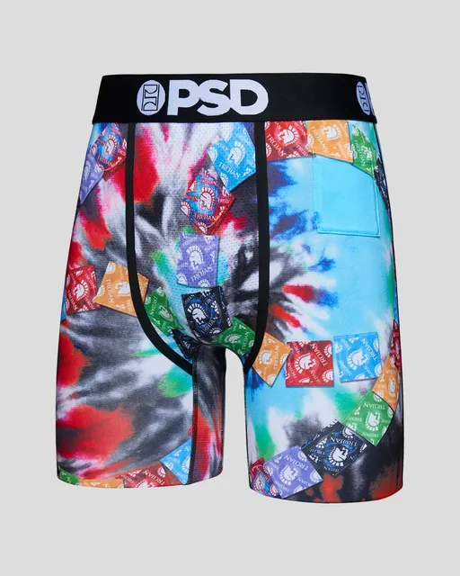 PSD Boxer Brief Trojan Print Tie-Dye