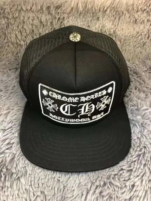 Trucker Cap Chrome Hearts Logo Patch