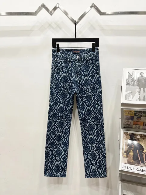 Louis Vuitton Jeans Monogram Pixel Print