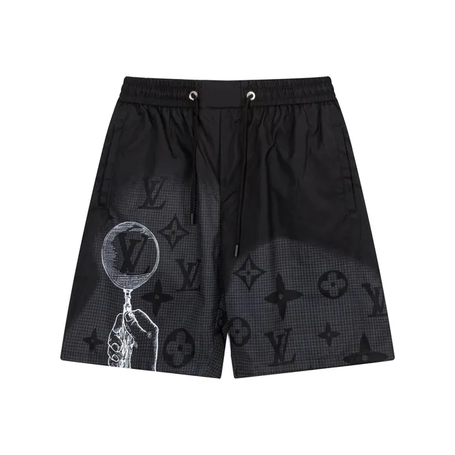 Louis Vuitton Printed Swim Shorts Monogram Gradient with Magnifying Glass Print