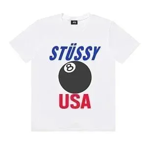 Stüssy 8 Ball Tee USA Print