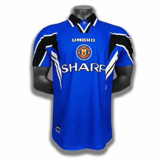 Umbro Manchester United Away Jersey 1996-97 Sharp Sponsor