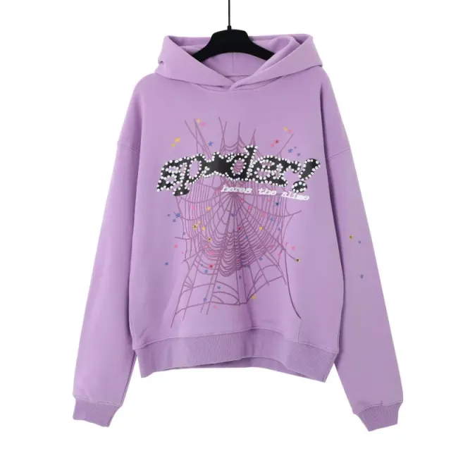 Sp5der Hoodie Spider Web Graphic