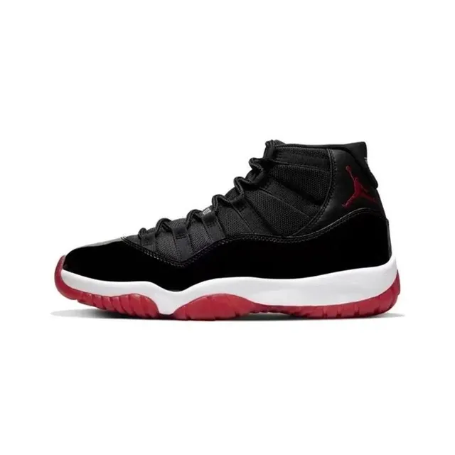 AJ11高帮黑红
