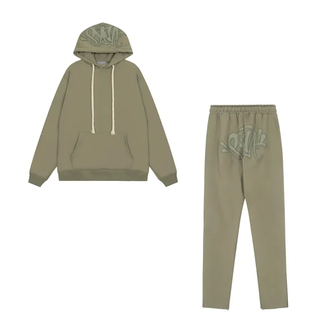 Hoodie and Joggers Set Graffiti Logo