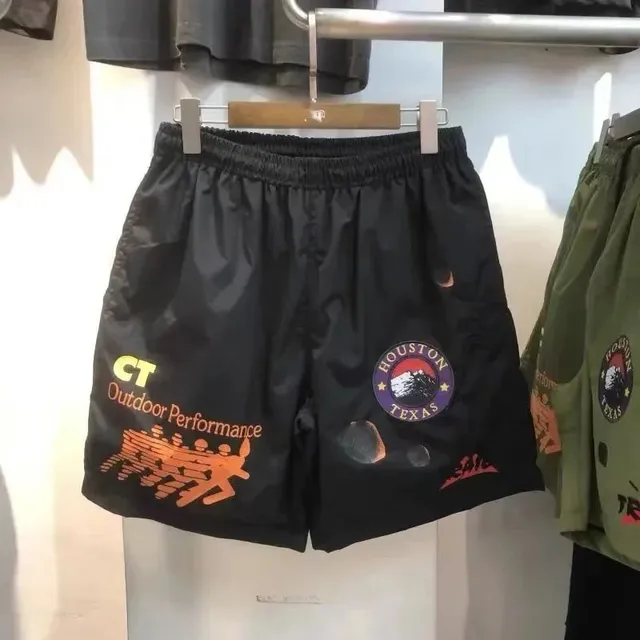 Travis Scott Outdoor Performance Shorts Houston Texas Patch