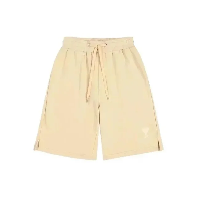 Amiri Logo Shorts Beige