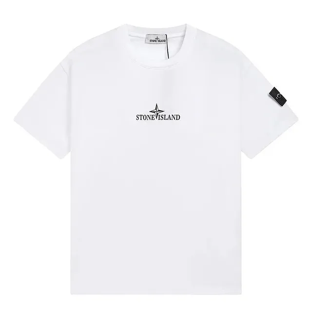 Stone Island T-Shirt Logo Embroidered