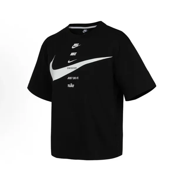 Nike Swoosh Graphic Tee Black/White