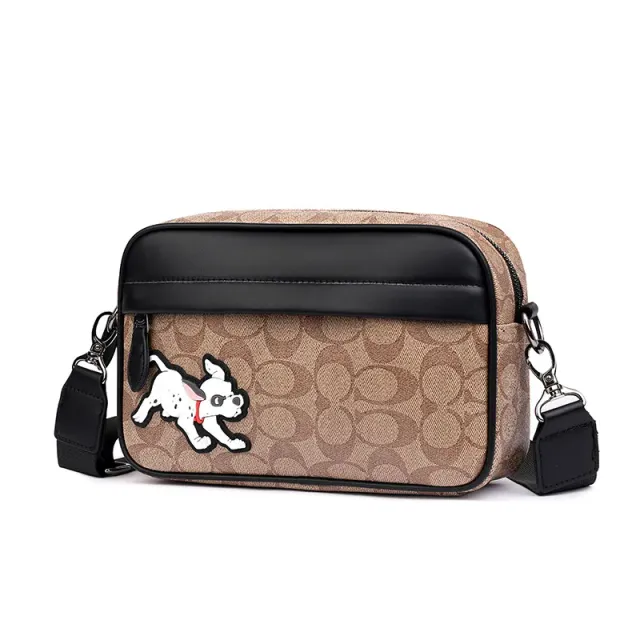 Coach Shoulder Bag Dalmatian Patch