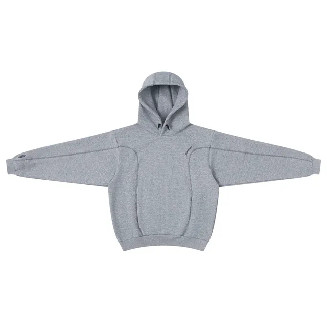 Marcelo Burlon Hooded Sweatshirt Heather Grey