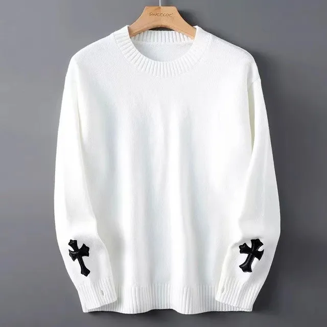 Chrome Hearts Knit Sweater Cross Logo Cuff