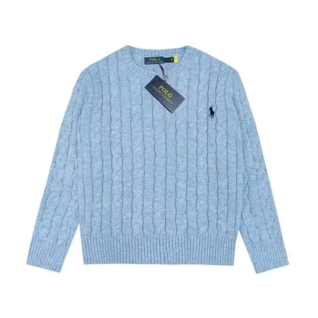 Polo Ralph Lauren Cable Knit Sweater Light Blue