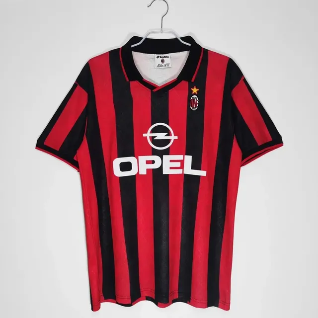 Adidas AC Milan Home Jersey 1993-94 Opel Sponsor
