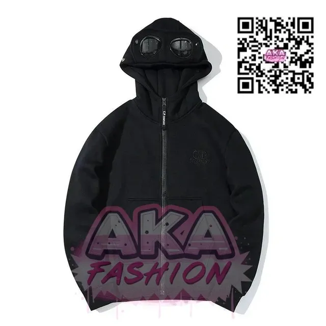C.P. Company Goggle Hoodie Black