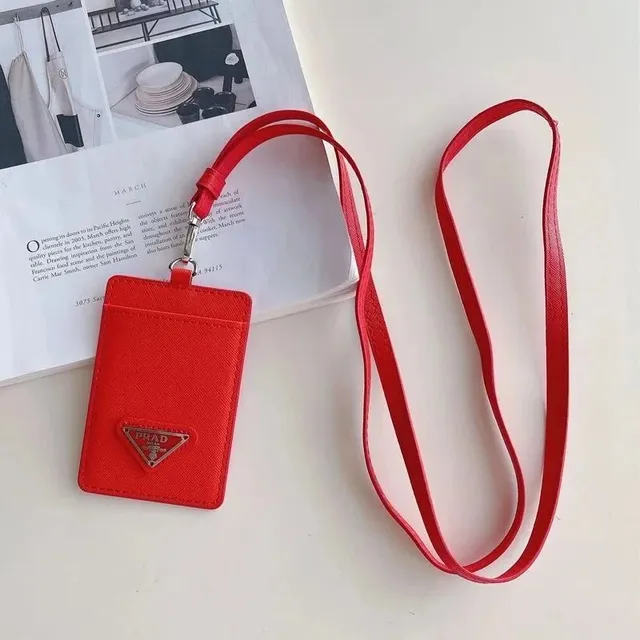 Prada ID Card Holder Saffiano Leather