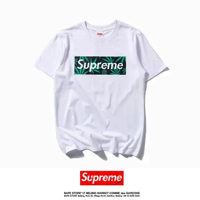 Supreme Box Logo Tee Cannabis Leaf