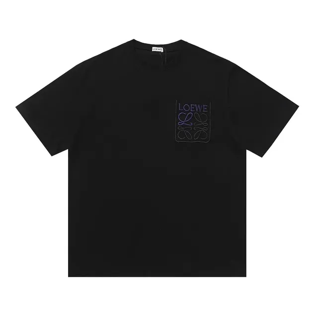 Loewe Logo Patch T-Shirt Embroidered Anagram