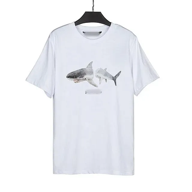 Palm Angels Shark Tee Shark Print
