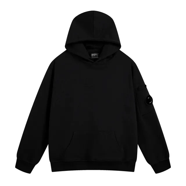 C.P. Company Goggle Hoodie Solid Black
