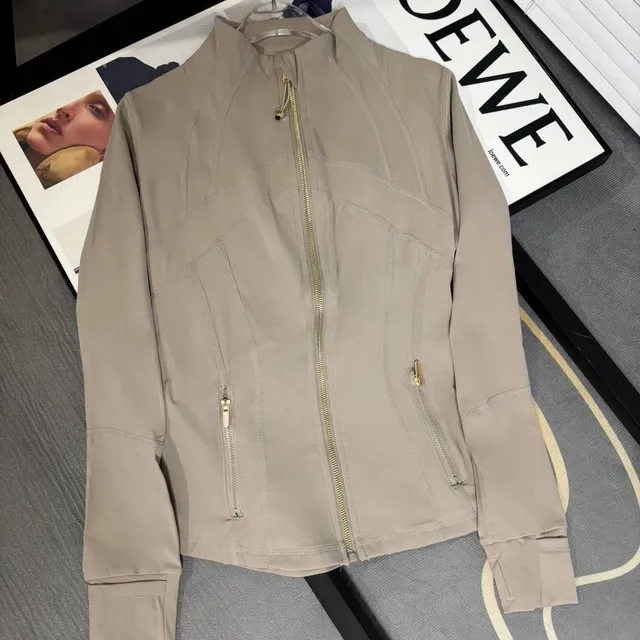Loewe Zip-Up Jacket Gold Zip