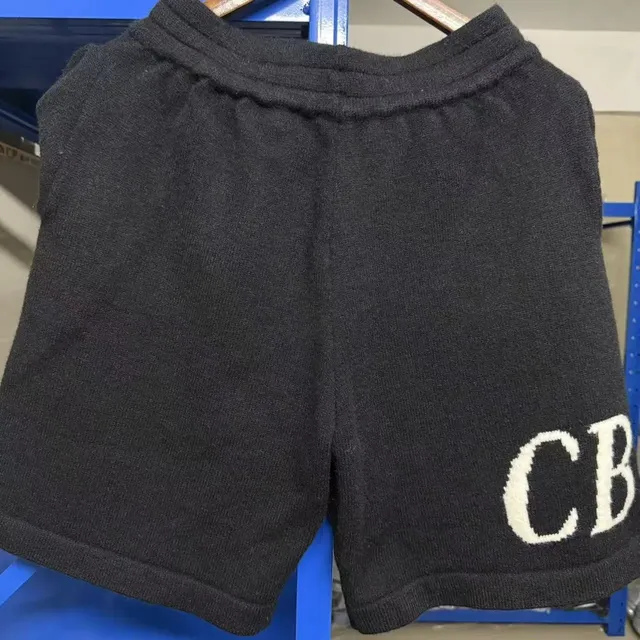 CB黑色毛线短裤