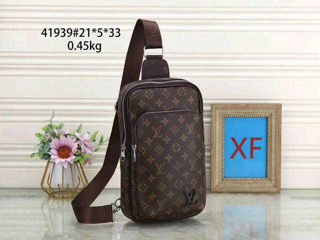 Louis Vuitton Monogram Canvas Sling Bag Classic Brown