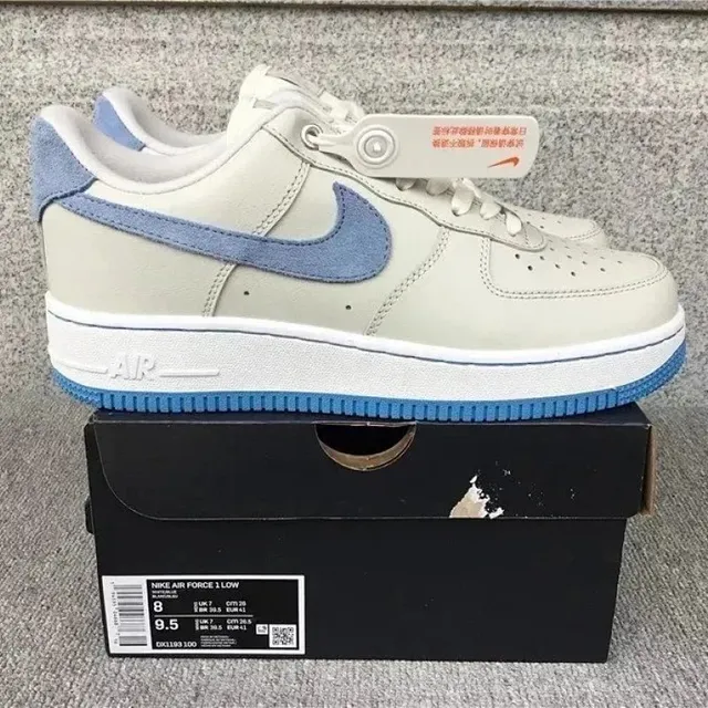 Nike Air Force 1 Low Light Bone/University Blue