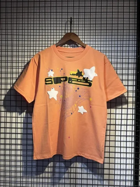 Sp5der Graphic Tee Star Appliqué