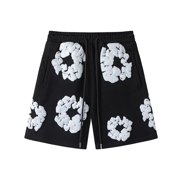 Balenciaga Shorts Cloud Logo Print