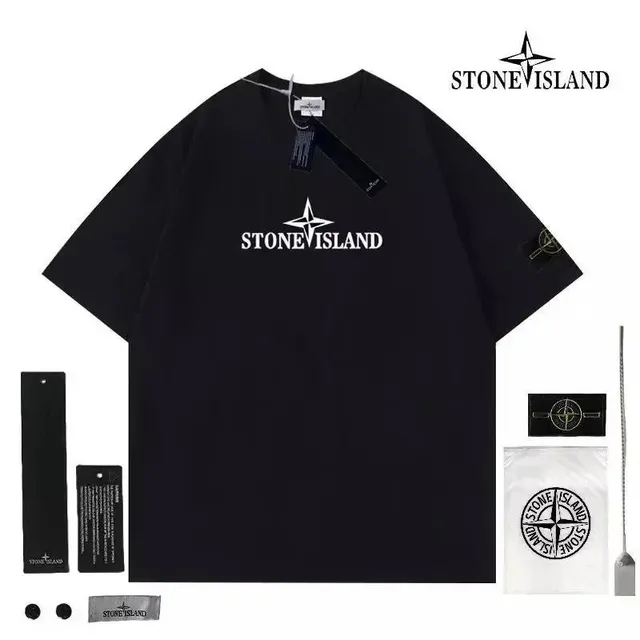 Stone Island Logo T-Shirt Compass Logo