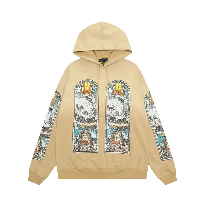 Who Decides War Hoodie Stained Glass Print