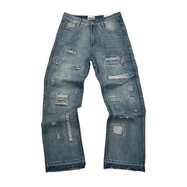 Distressed Jeans Heavy Ripped