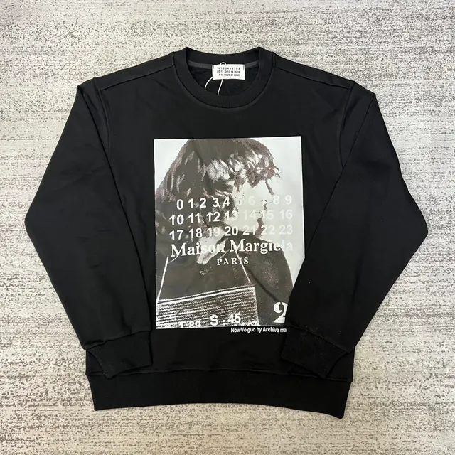 Maison Margiela Crewneck Sweatshirt Archive Print