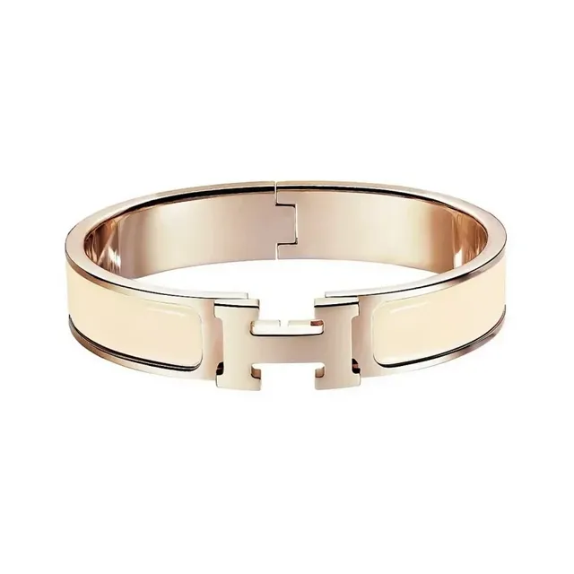 Hermès Clic H Bracelet Rose Gold Hardware