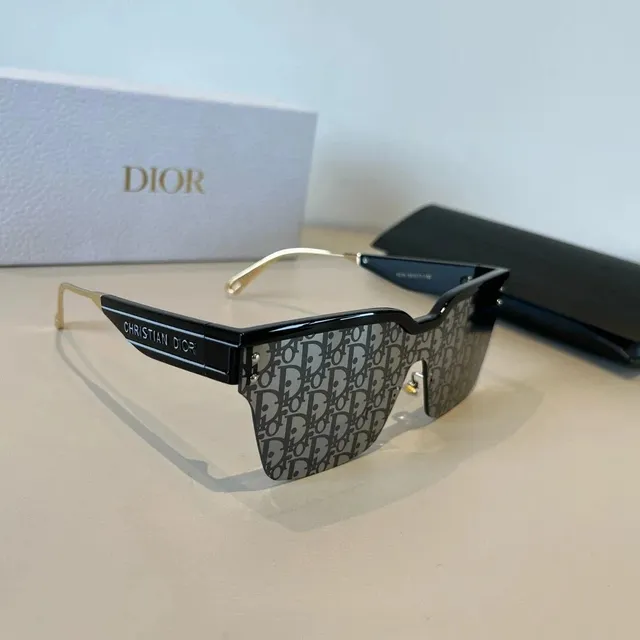 Dior Sunglasses Oblique Logo Print