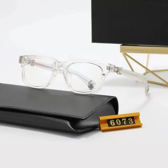 Chrome Hearts Optical Frame Clear Acetate with Cross Motif
